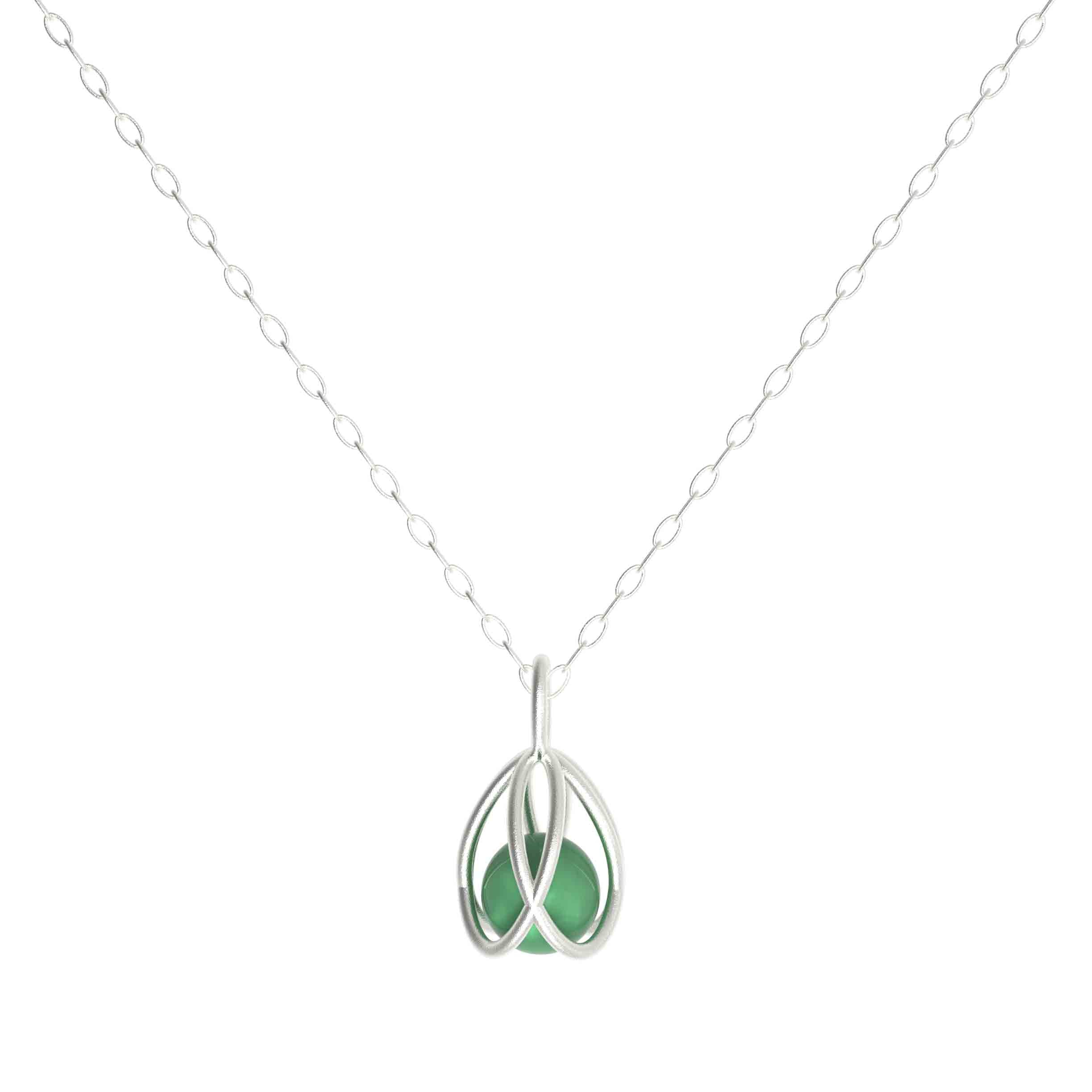 Flora Pendant - Green Aventurine