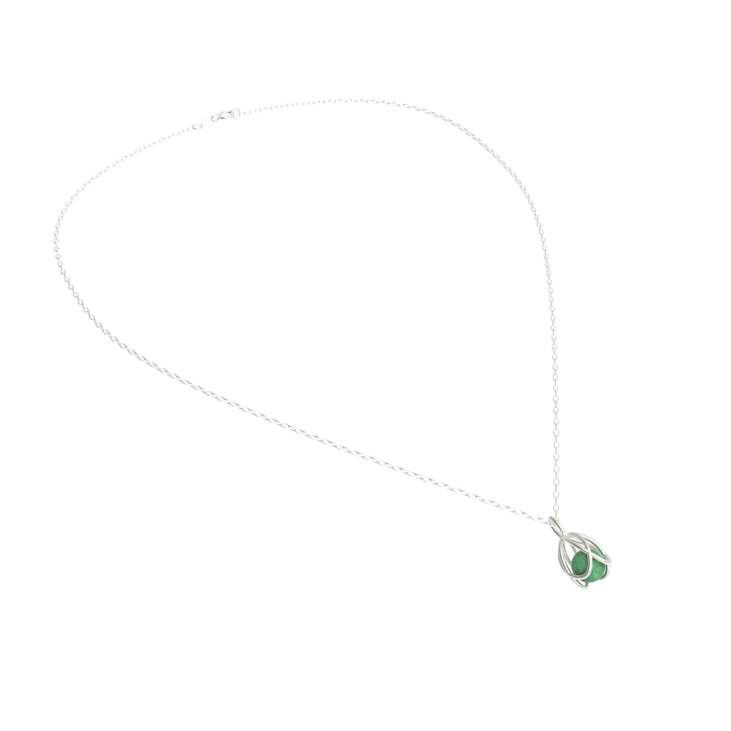 Flora Pendant - Green Aventurine