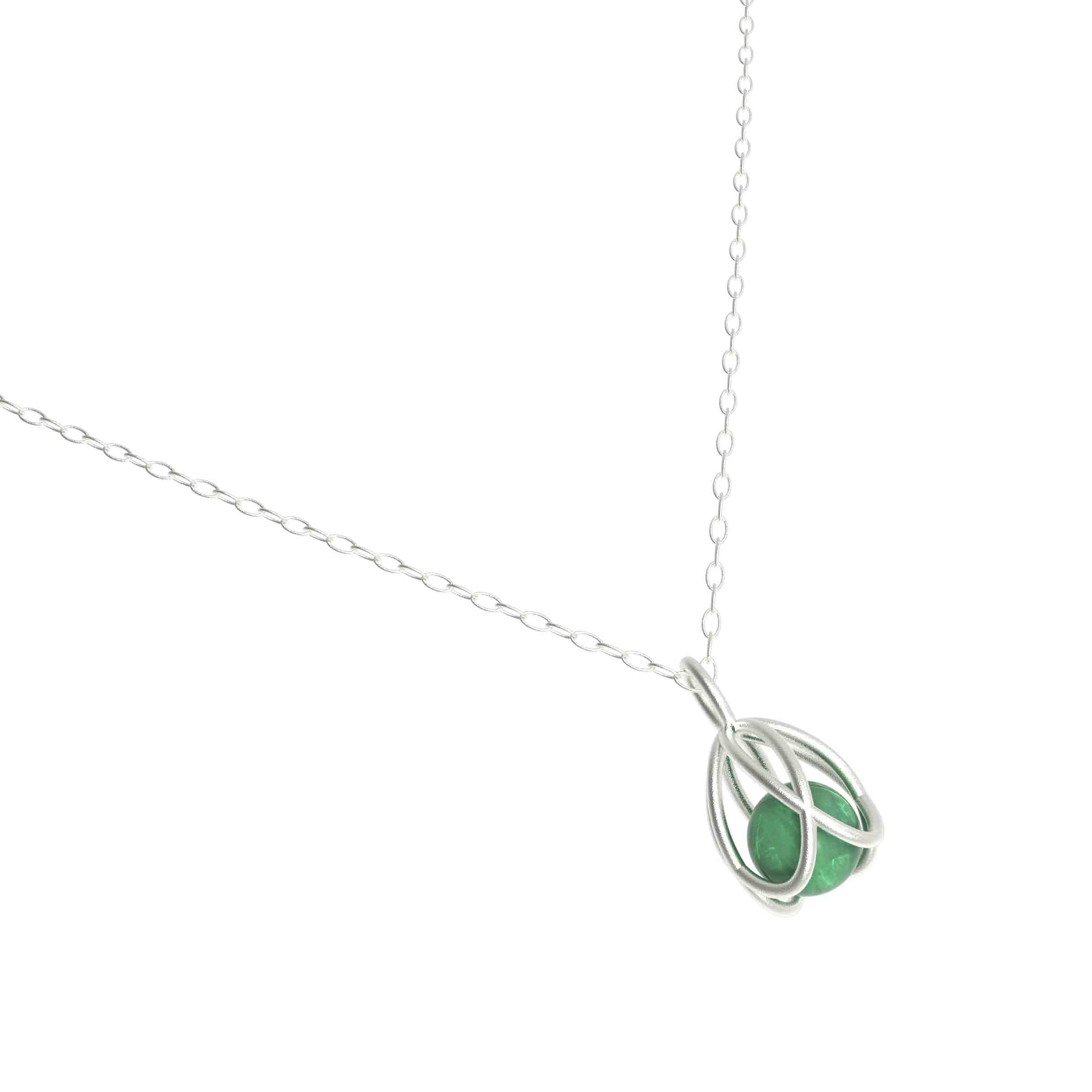 Flora Pendant - Green Aventurine