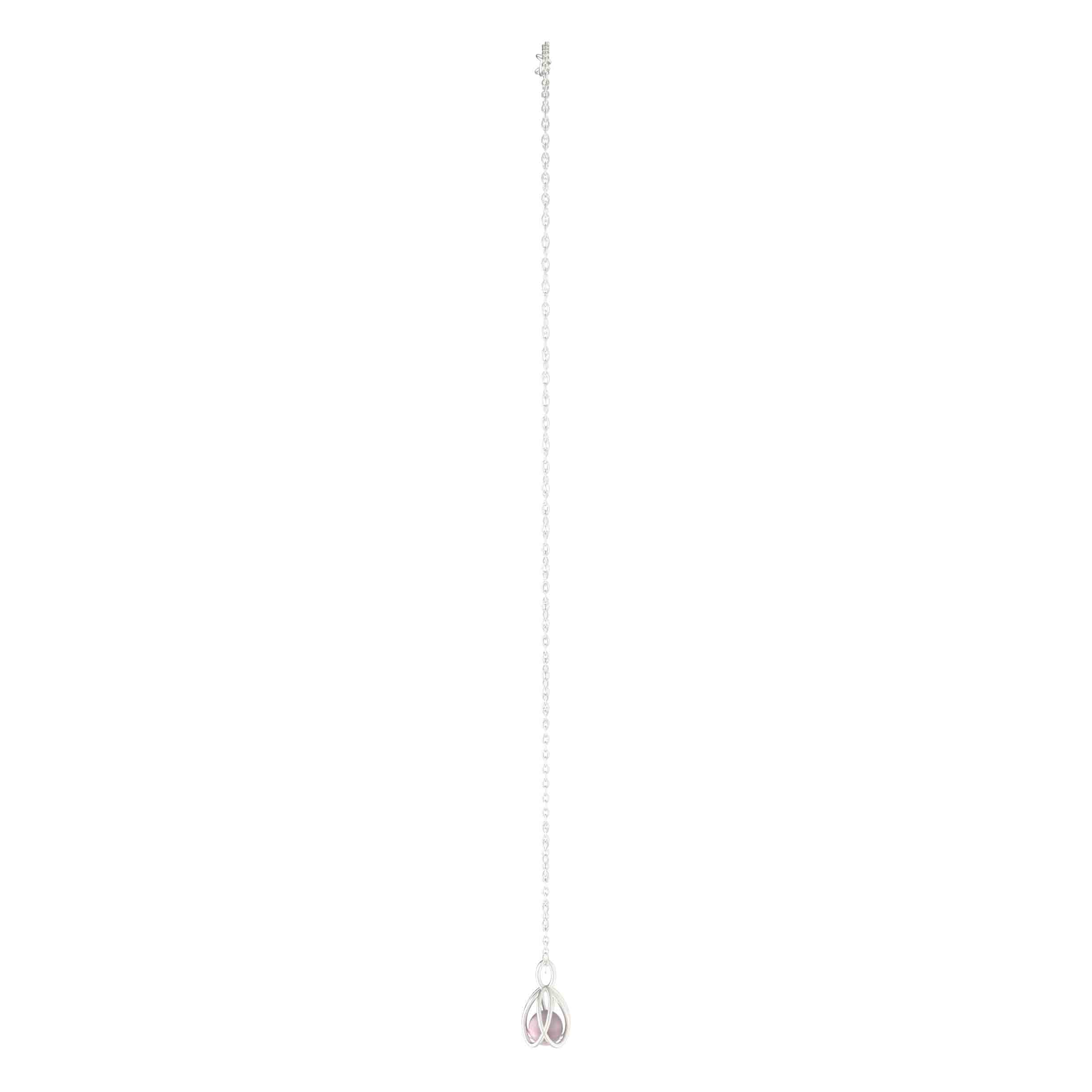 Flora Pendant - Rose Quartz