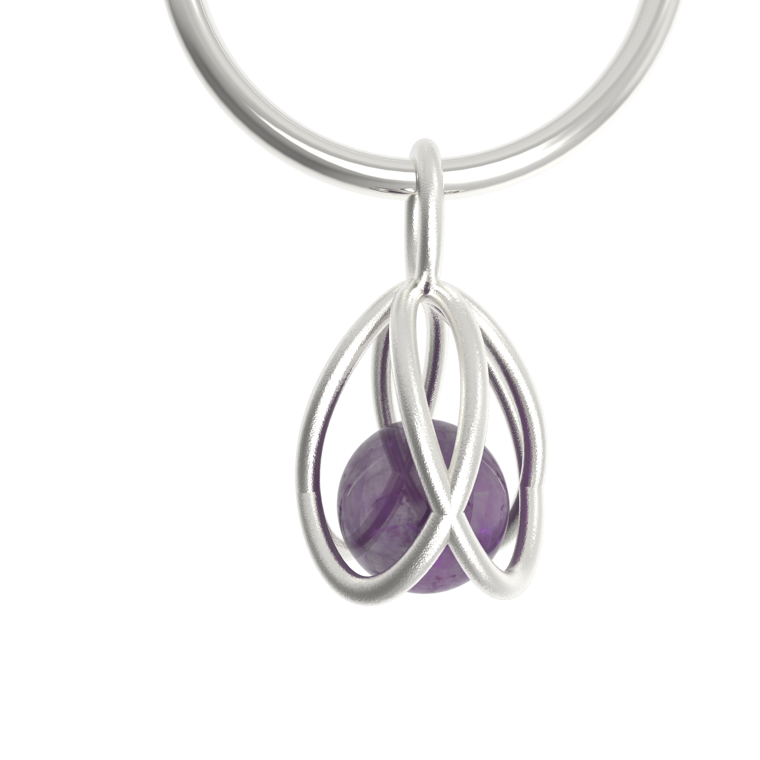 Flora Hoops - Amethyst