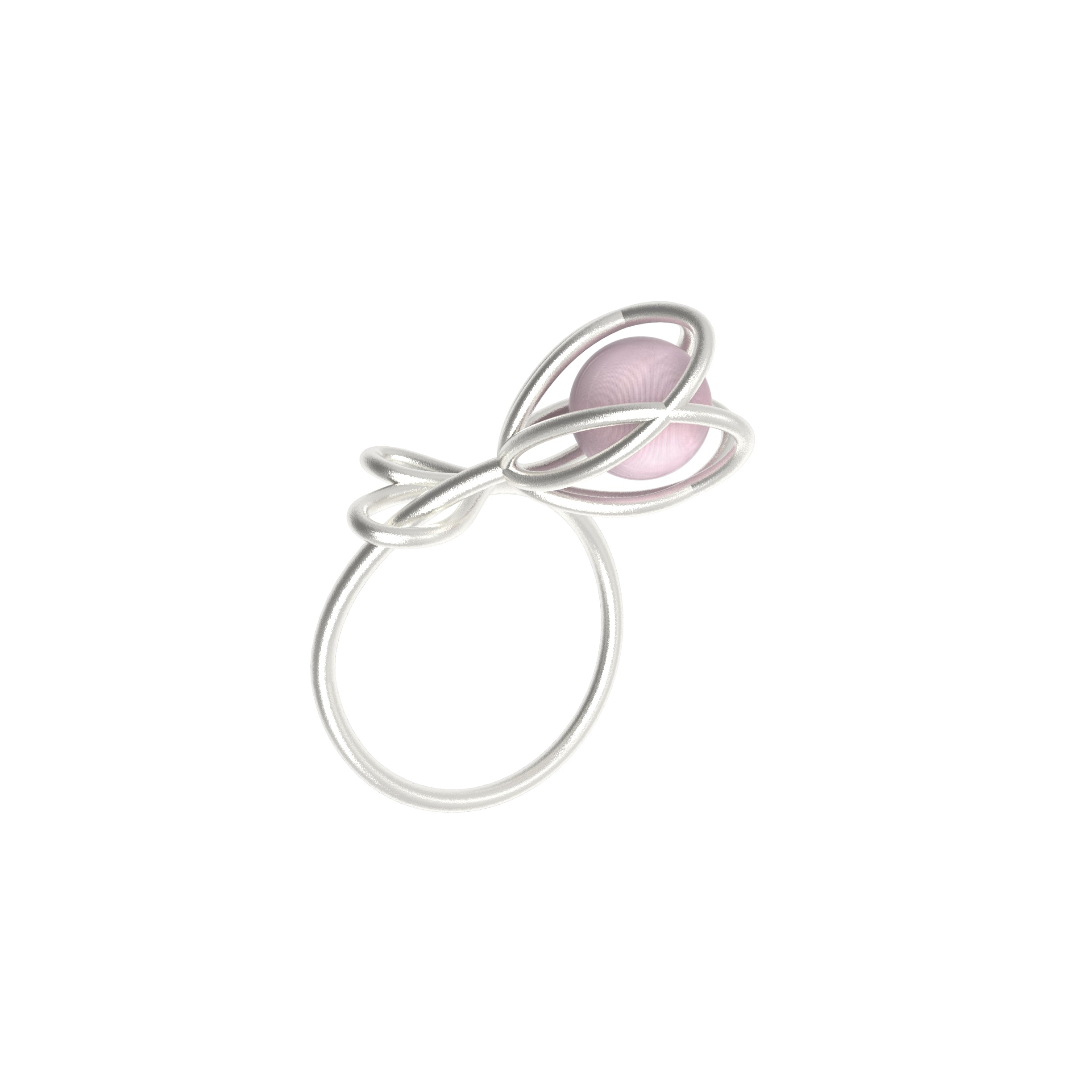 Flora Ring - Rose Quartz