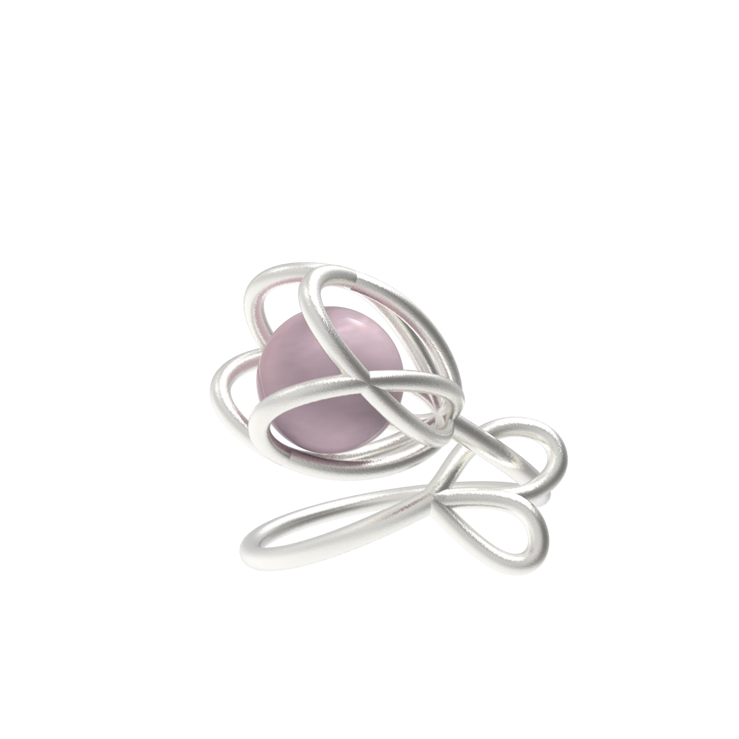 Flora Ring - Rose Quartz