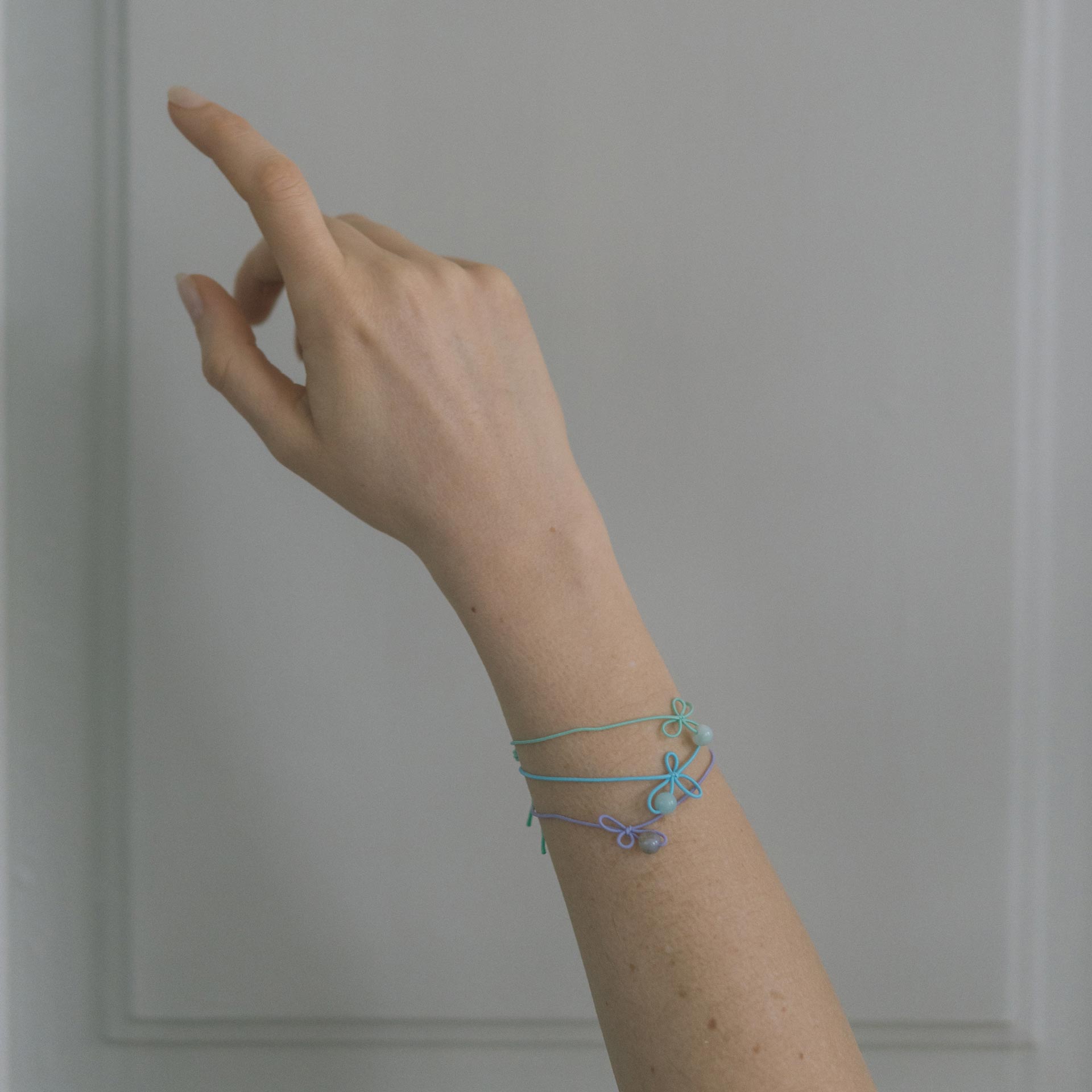 Rosa Bracelet - Mint / Amazonite