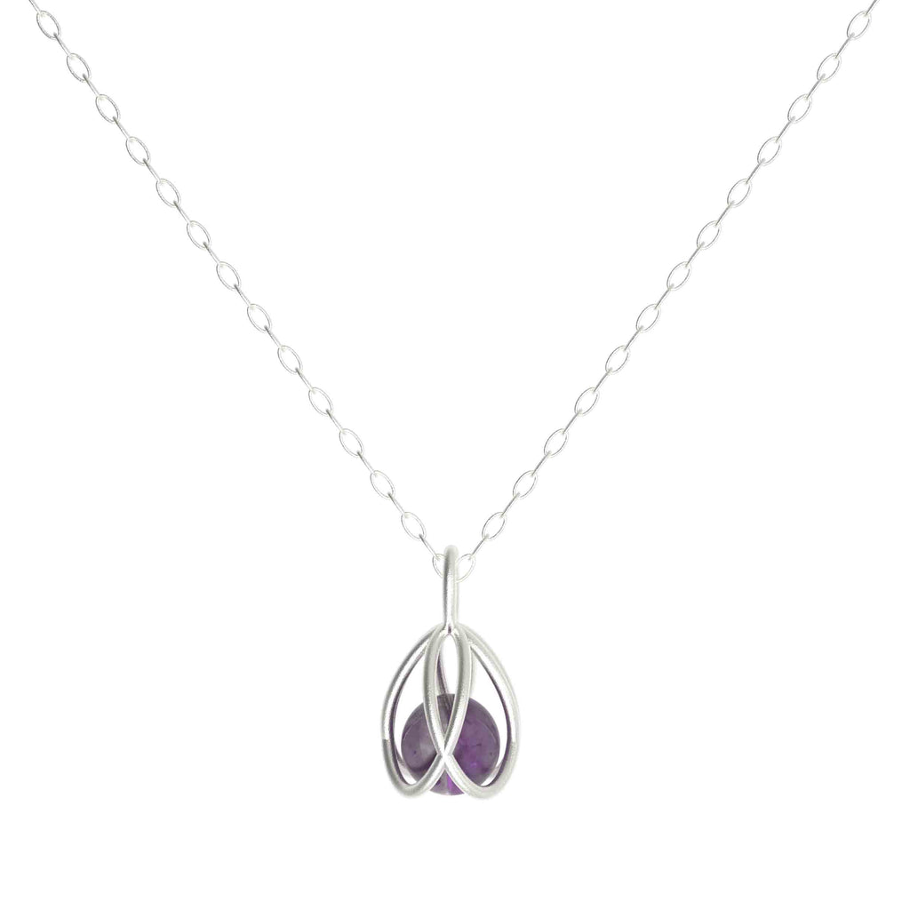 Flora Pendant - Amethyst