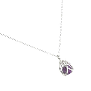 Flora Pendant - Amethyst