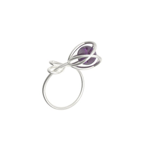 Flora Ring - Amethyst