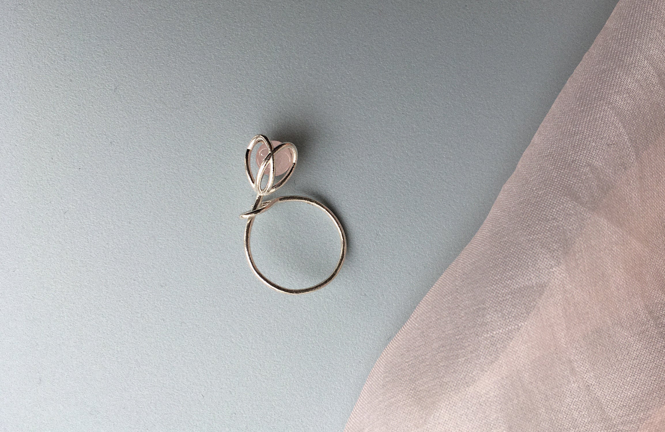 Flora Ring - Rose Quartz