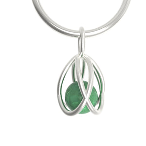 Flora Hoops - Green Avanturine