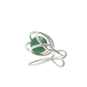 Flora Ring - Green Aventurine