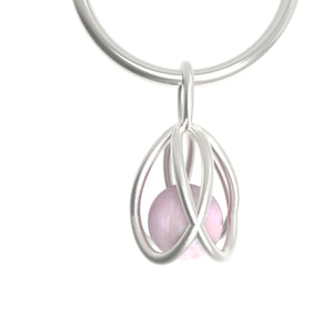 Flora Hoops - Rose Quartz