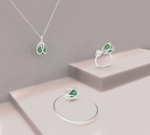 Flora Ring - Green Aventurine