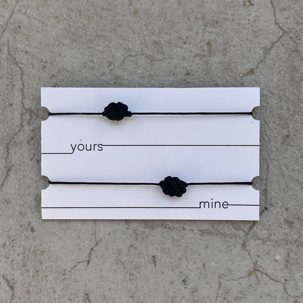 Knot Bracelets - Black