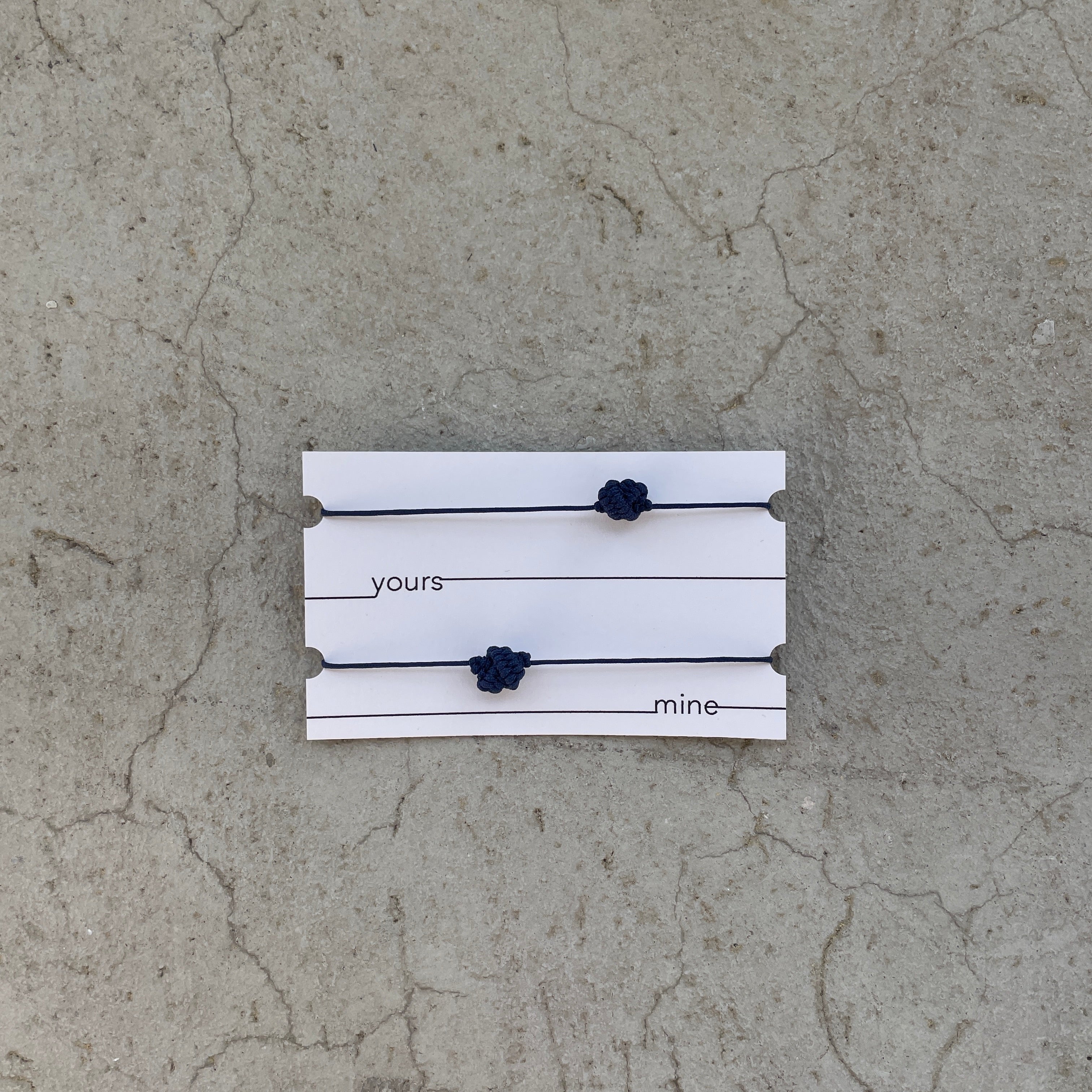 Knot Bracelets - Navy
