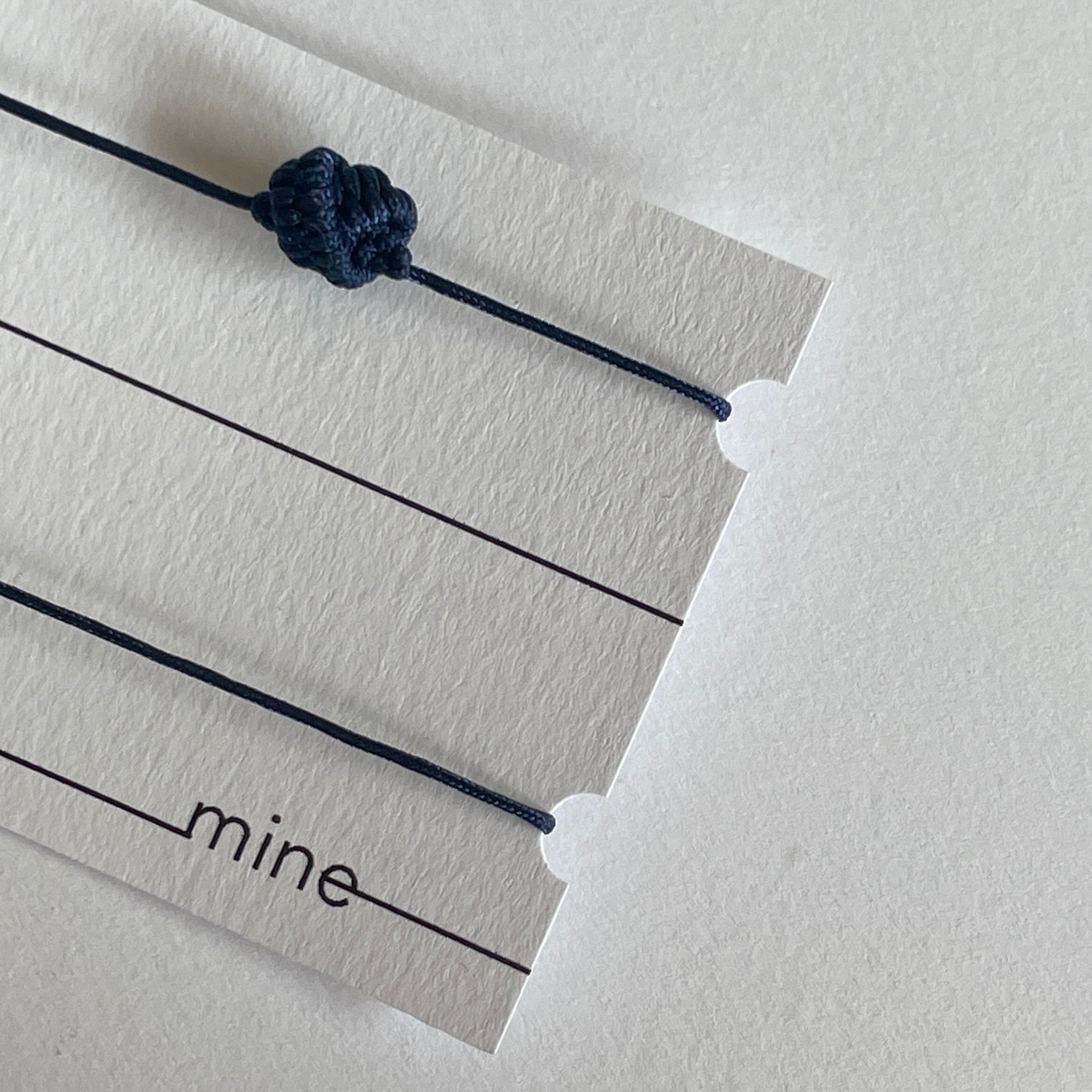 Knot Bracelets - Navy